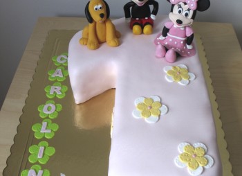 1º Aniversário – Minnie, Mickey e Pluto