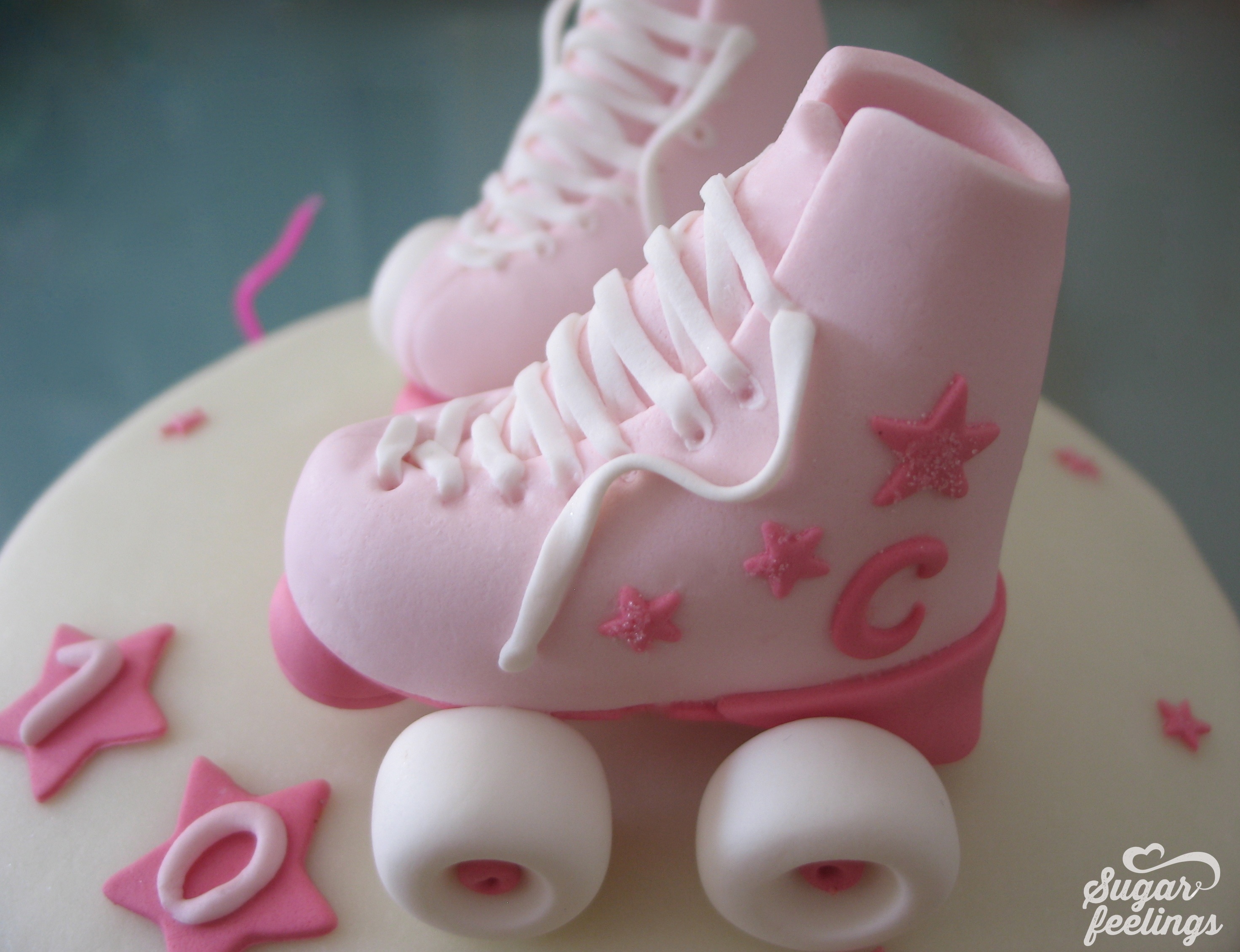 Os meus patins cor de rosa